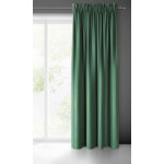 Zasłona Aggie 140x270cm - Ciemnozielony - Taśma - 2 Zasłona Aggie 140x270cm - Ciemnozielony - Taśma - 2