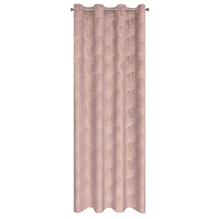 Zasłona Goja 140X250Cm - Pudrowy/Różowe Złoto - Przelotki - 4