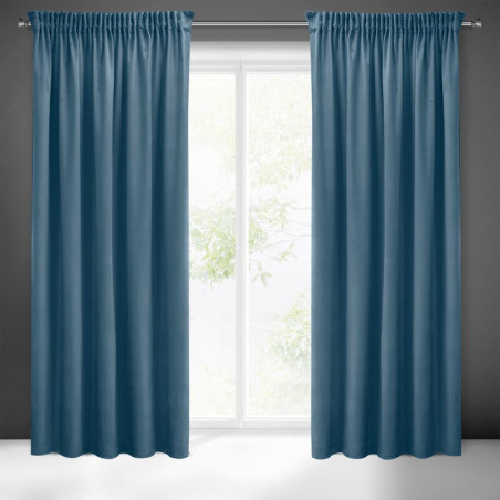 Pierre Cardin zasłona welwetowa 140x270cm - Niebieski - Taśma - 1 Pierre Cardin zasłona welwetowa 140x270cm - Niebieski - Taśma - 1