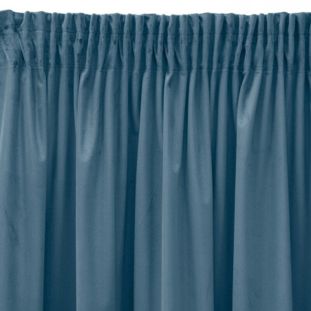 Pierre Cardin zasłona welwetowa 140x270cm - Niebieski - Taśma - 5 Pierre Cardin zasłona welwetowa 140x270cm - Niebieski - Taśma - 5