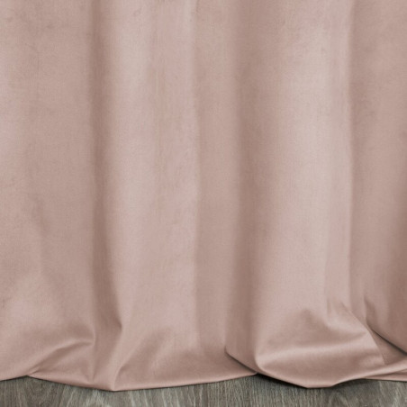 Zasłona Welwetowa Peri 140x250cm - Srebrny/Pudrowy - Przelotki - 7 Zasłona Welwetowa Peri 140x250cm - Srebrny/Pudrowy - Przelotki - 7