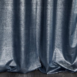 Zasłona Welwetowa Ambi 140x250cm - Granatowy/Miedziany - Przelotki - 7 Zasłona Welwetowa Ambi 140x250cm - Granatowy/Miedziany - Przelotki - 7