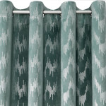 Zasłona Welwetowa Bianka 140x250cm - Morski - Przelotki - 4 Zasłona Welwetowa Bianka 140x250cm - Morski - Przelotki - 4