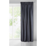 Zasłona Aggie 140x270cm - Granatowa - Taśma - 2 Zasłona Aggie 140x270cm - Granatowa - Taśma - 2