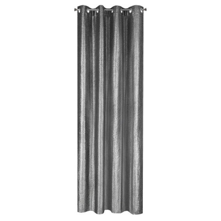 Zasłona Glossy 140x250cm - Srebrny - Przelotki - 3 Zasłona Glossy 140x250cm - Srebrny - Przelotki - 3
