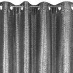 Zasłona Glossy 140x250cm - Srebrny - Przelotki - 4 Zasłona Glossy 140x250cm - Srebrny - Przelotki - 4