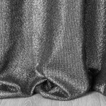 Zasłona Glossy 140x250cm - Srebrny - Przelotki - 7 Zasłona Glossy 140x250cm - Srebrny - Przelotki - 7