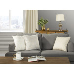 Poszewka Hazel 40x40cm - Srebrny - 3 Poszewka Hazel 40x40cm - Srebrny - 3