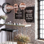 Lucy Lampa Dekoracyjna 30x30x12cm - Miedziany - 4 Lucy Lampa Dekoracyjna 30x30x12cm - Miedziany - 4