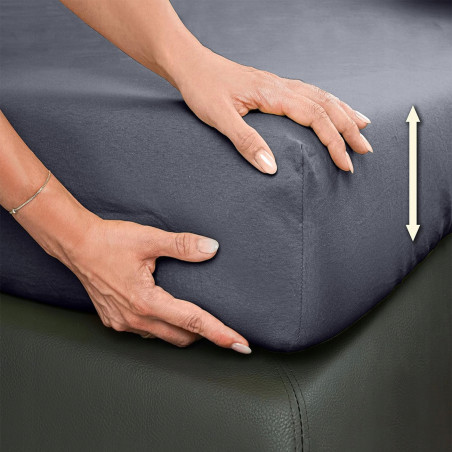 Prześcieradło 100% Bawełna CZESANA 140x200 + 30cm z GUMKĄ na wysoki materac - 2 Prześcieradło 100% Bawełna CZESANA 140x200 + 30cm z GUMKĄ na wysoki materac - 2