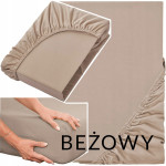 Prześcieradło 100% Bawełna CZESANA 140x200 + 30cm z GUMKĄ na wysoki materac - 4 Prześcieradło 100% Bawełna CZESANA 140x200 + 30cm z GUMKĄ na wysoki materac - 4