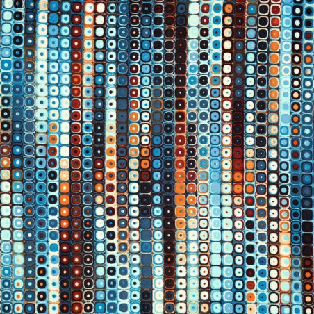 KOMPLET POŚCIELI SATYNOWEJ NIKA 25 220 X 200 CM NIEBIESKI - 7