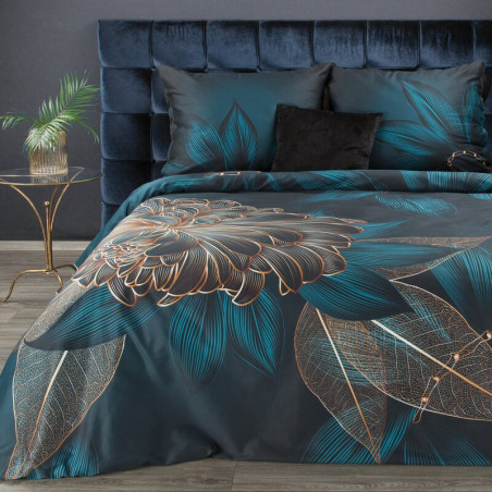KOMPLET POŚCIELI SATYNOWEJ PREMIUM 6 180 X 200 CM CZARNY - 1