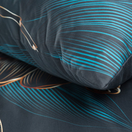 KOMPLET POŚCIELI SATYNOWEJ PREMIUM 6 180 X 200 CM CZARNY - 8