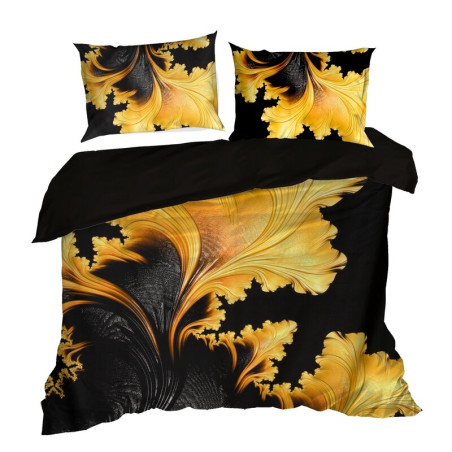 KOMPLET POŚCIELI SATYNOWEJ PREMIUM14 220 X 200 CM CZARNY - 2