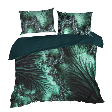 KOMPLET POŚCIELI SATYNOWEJ PREMIUM15 220 X 200 CM TURKUSOWY - 2
