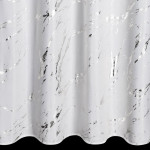 ZASŁONA Z BŁYSZCZĄCYM NADRUKIEM, MARMUR 140X250 CM - PRZELOTKI - BIAŁY - 6 ZASŁONA Z BŁYSZCZĄCYM NADRUKIEM, MARMUR 140X250 CM - PRZELOTKI - BIAŁY - 6