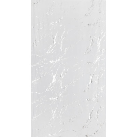 ZASŁONA Z BŁYSZCZĄCYM NADRUKIEM, MARMUR 140X250 CM - PRZELOTKI - BIAŁY - 8