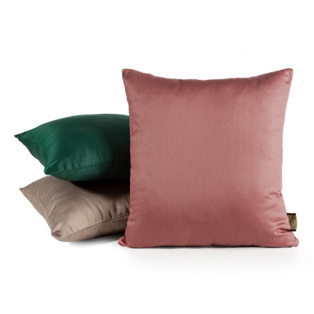 POSZEWKA GŁADKA 40x40 CM, BAWEŁNA JAKOŚĆ PREMIUM CIEMNA ZEILEŃ - 3