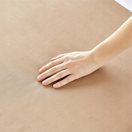 Prześcieradło bez Gumki Tradycyjne 200x220 cm - 100% Bawełna CZARNE CZARNY - 3