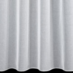 Firana z motywem kwiatów 140x250 cm - Biała - Przelotka - 6 Firana z motywem kwiatów 140x250 cm - Biała - Przelotka - 6