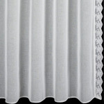 Komplet 2 szt. firan z subtelną koronką 140x270 cm - Biała - Taśma - 6 Komplet 2 szt. firan z subtelną koronką 140x270 cm - Biała - Taśma - 6