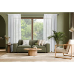 Komplet 2 szt. firan z subtelną koronką 140x270 cm - Biała - Taśma - 11 Komplet 2 szt. firan z subtelną koronką 140x270 cm - Biała - Taśma - 11