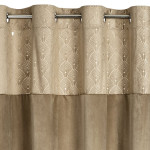 Zasłona Agnes 140x250 cm - Beżowy - Przelotki - 5 Zasłona Agnes 140x250 cm - Beżowy - Przelotki - 5