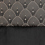 Zasłona Agnes 140x250 cm - Czarny - Przelotki - 6 Zasłona Agnes 140x250 cm - Czarny - Przelotki - 6