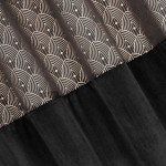 Zasłona Agnes 140x250 cm - Czarny - Przelotki - 7 Zasłona Agnes 140x250 cm - Czarny - Przelotki - 7