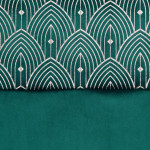 Zasłona Agnes 140x250 cm - Turkusowy - Przelotki - 6 Zasłona Agnes 140x250 cm - Turkusowy - Przelotki - 6
