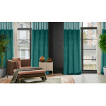 Zasłona Agnes 140x250 cm - Turkusowy - Przelotki - 11 Zasłona Agnes 140x250 cm - Turkusowy - Przelotki - 11