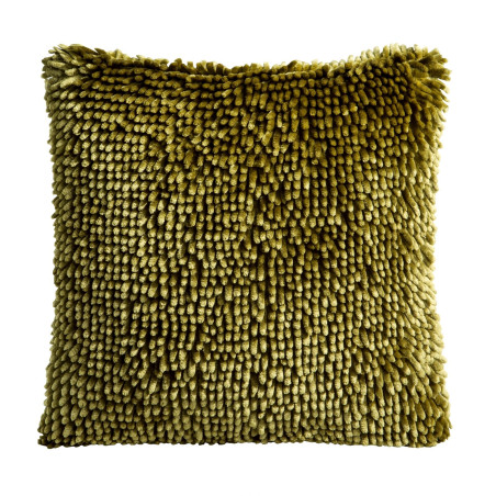 POSZEWKA SHAGGY 1 40 X 40 CM CIEMNOOLIWKOWY - 1