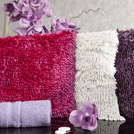 POSZEWKA SHAGGY 1 40 X 40 CM CIEMNOOLIWKOWY - 6