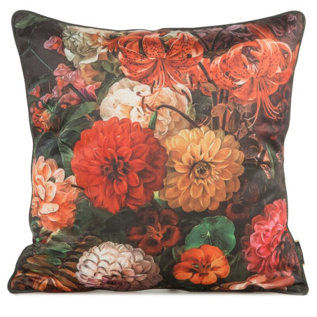 POSZEWKA VELVET 110 45 X 45 CM CIEMNOPOMARAŃCZOWY - 1