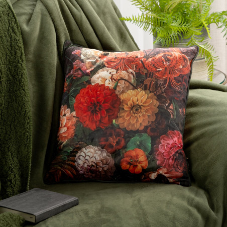 POSZEWKA VELVET 110 45 X 45 CM CIEMNOPOMARAŃCZOWY - 3
