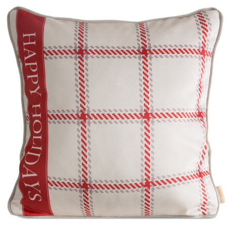 POSZEWKA ŚWIATECZNA CLARK02 45 X 45 CM BEŻOWY - 1