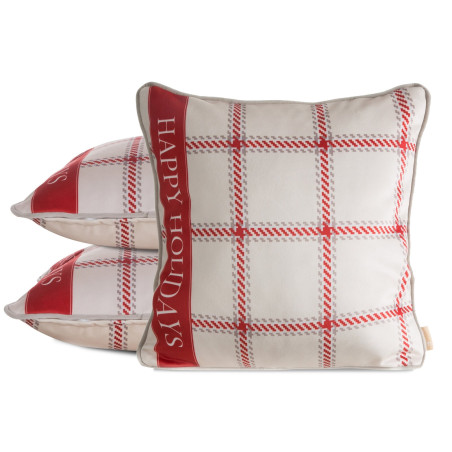 POSZEWKA ŚWIATECZNA CLARK02 45 X 45 CM BEŻOWY - 2