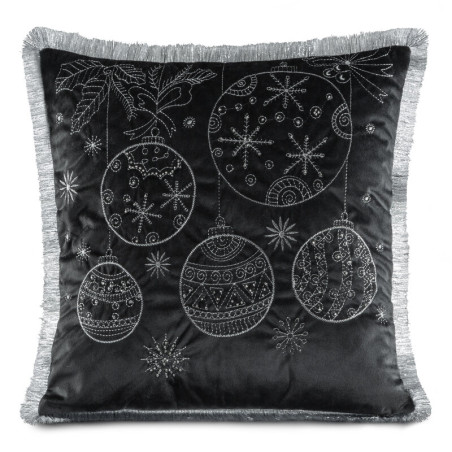 POSZEWKA ŚWIATECZNA 118A 45 X 45 CM CZARNY - 4