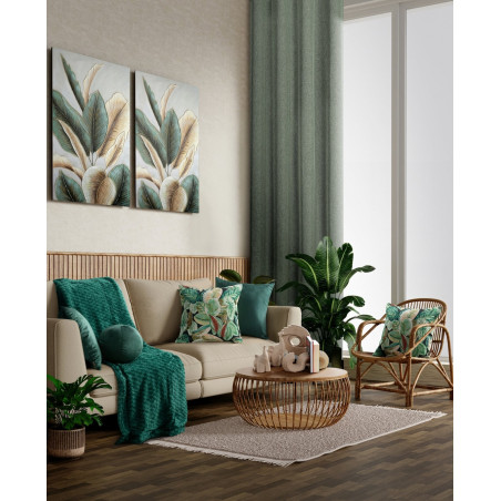 POSZEWKA GAJA 1 45 X 45 CM SREBRNY - 4