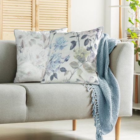 POSZEWKA VELVET 151 45 X 45 CM KREMOWY - 3