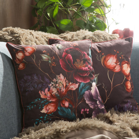 POSZEWKA VELVET 129 45 X 45 CM CEGLASTY - 4