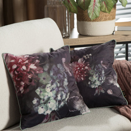 POSZEWKA VELVET 131 45 X 45 CM CIEMNOFIOLETOWY - 2