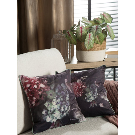 POSZEWKA VELVET 131 45 X 45 CM CIEMNOFIOLETOWY - 3