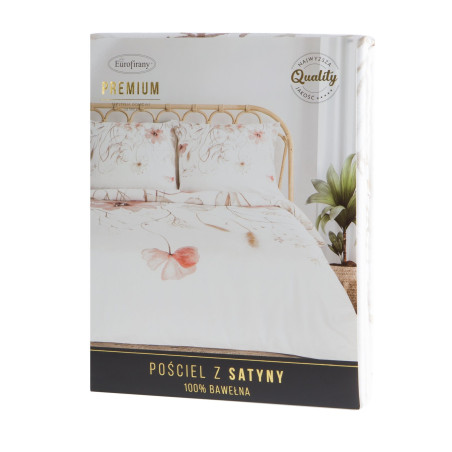 KOMPLET POŚCIELI SATYNOWEJ PREMIUM24 140 X 200 CM BIAŁY - 2