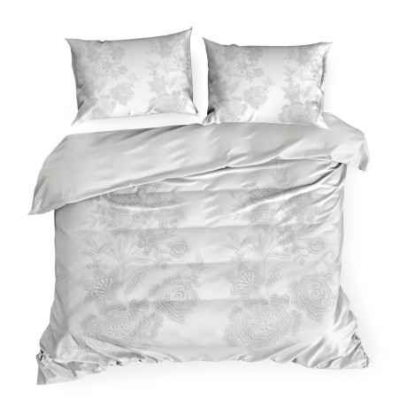 KOMPLET POŚCIELI SATYNOWEJ PREMIUM27 220 X 200 CM BIAŁY - 3