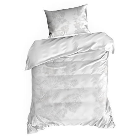 KOMPLET POŚCIELI SATYNOWEJ PREMIUM27 220 X 200 CM BIAŁY - 4