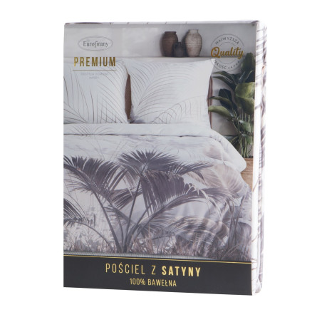KOMPLET POŚCIELI SATYNOWEJ PREMIUM23 140 X 200 CM KREMOWY - 2