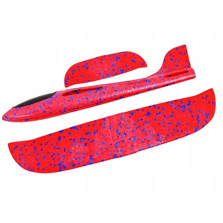 6x SAMOLOT STYROPIANOWY SZYBOWIEC RZUTKA DUŻY Z STYROPIANU 47cm - Zestaw 6x - 10