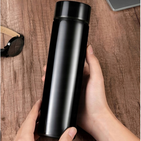 KUBEK TERMICZNY TERMOS LED 500ml NA KAWĘ DOTYKOWY DO SAMOCHODU CZUJNIK TEMP - 8